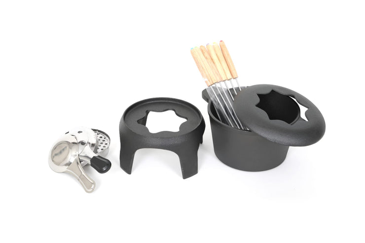 ערכת פונדו מברזל יצוק